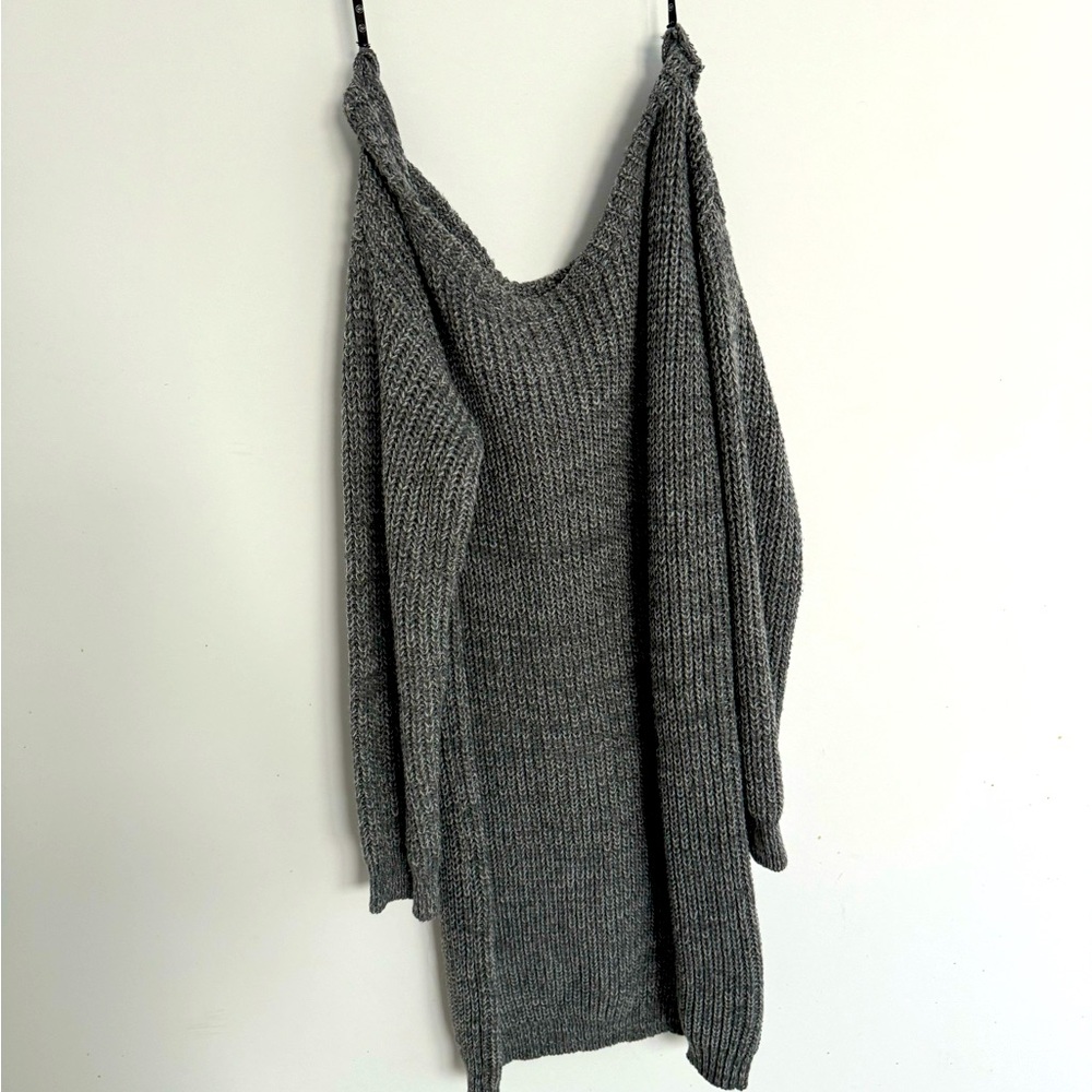 Off shoulder or side shoulder sweater dress S/M